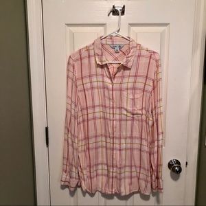 Old Navy flannel tunic top.  Very soft - minor piling.